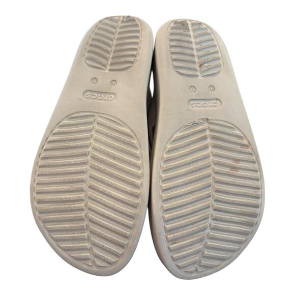Crocs Women’s Getaway Platform Flip Thong Sandals in Stucco White Women's 11 - Picture 5 of 5